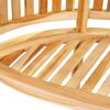 vidaXL Bananenbank 200 cm Massivholz Teak