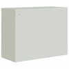 vidaXL Aktenschrank Hellgrau und Dunkelgrau 90x40x70 cm Stahl