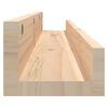 vidaXL Wandregale 2 Stk. 110x12x9 cm Massivholz Kiefer