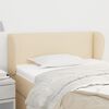 vidaXL Kopfteil mit Ohren Creme 83x23x78/88 cm Stoff
