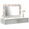 vidaXL Schminktisch mit Schubladen Grau 100 x 40 x 70 cm Holzwerkstoff