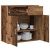 vidaXL Sideboard mit Schubladen Altholz 78 x 38 x 80 cm Holzwerkstoff