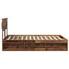 vidaXL Bettrahmen Altholz 140 x 190 cm Massives Kiefernholz