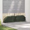 vidaXL Sands&auml;cke 100 pcs Dunkelgr&uuml;n 120 x 27 cm HDPE