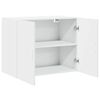 vidaXL Wandschrank Wei&szlig; 80x42,5x64 cm Holzwerkstoff