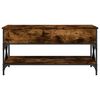 vidaXL Couchtisch R&auml;uchereiche 100x50x50 cm Holzwerkstoff und Metall