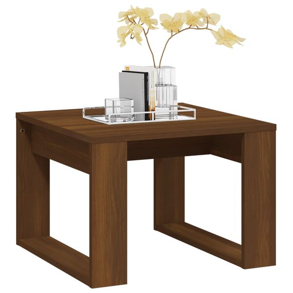 vidaXL Beistelltisch Braun Eichen-Optik 50x50x35 cm Holzwerkstoff
