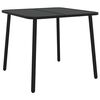 vidaXL Gartentisch Anthrazit 80x80x71 cm Stahl