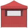 vidaXL Party-Zelt Bordeauxrot 279 x 410 x 315 cm Oxford-Stoff