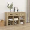 vidaXL Sideboard Sonoma-Eiche 100x30x59,5 cm Holzwerkstoff