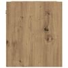 vidaXL Wand-Nachttische 2 Stk. Artisan-Eiche 38x34x40 cm