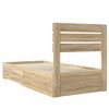 vidaXL Bettgestell mit Schubladen mit Kopfteil Holzwerkstoff
