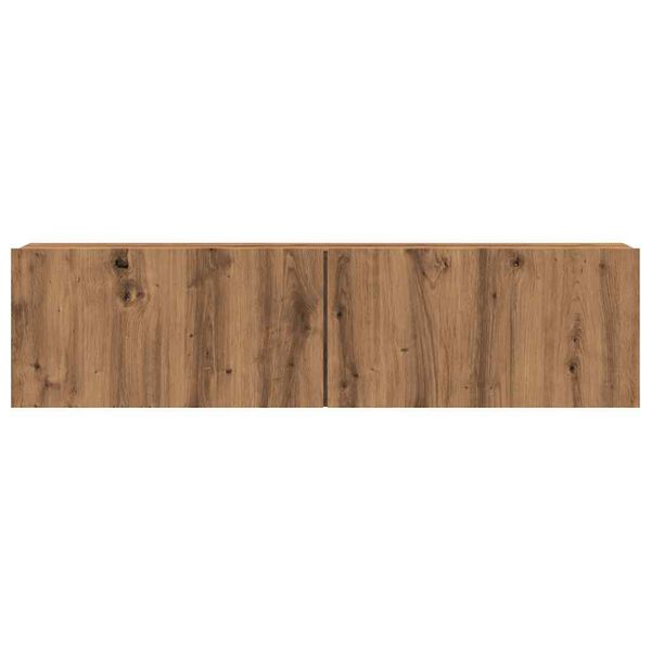 vidaXL TV-Wandschrank Artisan-Eiche 120x30x30 cm Holzwerkstoff