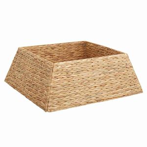 vidaXL Weihnachtsbaumkragen Quadratisch Braun 70 x 70 x 28 cm