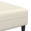 vidaXL Wohnzimmer Couch 3 pcs Creme