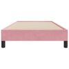 vidaXL Bettgestell ohne Matratze Rosa 90x220 cm Samt