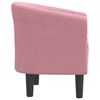 vidaXL Clubsessel Rosa Samt