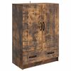vidaXL Sideboard Ger&auml;ucherte Eiche 66 x 34,5 x 92 cm Holzwerkstoff
