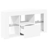 vidaXL Eck-LED-TV-Schrank Wei&szlig; 100 x 40 x 50 cm Holzwerkstoff
