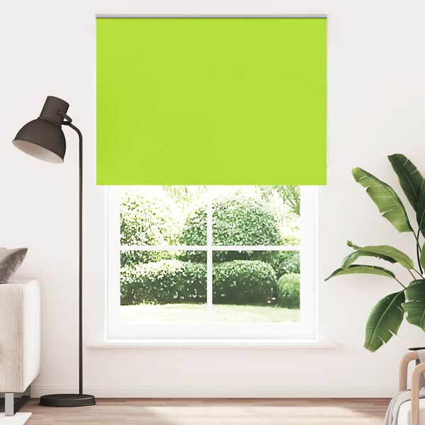 vidaXL Verdunkelungsrollo Gr&uuml;n 150x210cm Stoffbreite 146,6cm Polyester