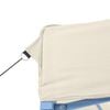 vidaXL Party-Zelt Creme 280 x 410 x 315 cm Oxford-Stoff