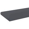 vidaXL Schwebendes Regal 3 pcs Anthrazit 40 x 9 x 2,5 cm Stahl