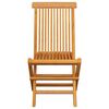 vidaXL Gartenst&uuml;hle mit Gr&uuml;nen Kissen 8 Stk. Massivholz Teak