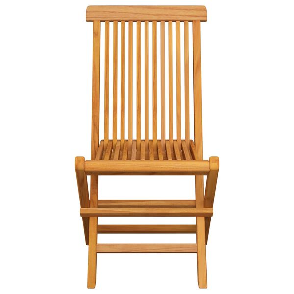 vidaXL Gartenst&uuml;hle mit Gr&uuml;nen Kissen 8 Stk. Massivholz Teak