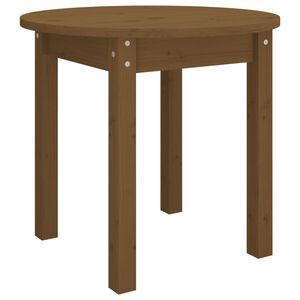 vidaXL Couchtisch Honigbraun &Oslash; 45x40 cm Massivholz Kiefer