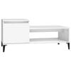 vidaXL Couchtisch Wei&szlig; 100x50x45 cm Holzwerkstoff