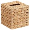 vidaXL Taschentuchboxdeckel 2 pcs Wasserhyazinthe 14,5 x 14,5 x 15 cm