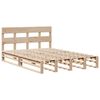 vidaXL Massivholzbett ohne Matratze 150x200 cm Kiefernholz