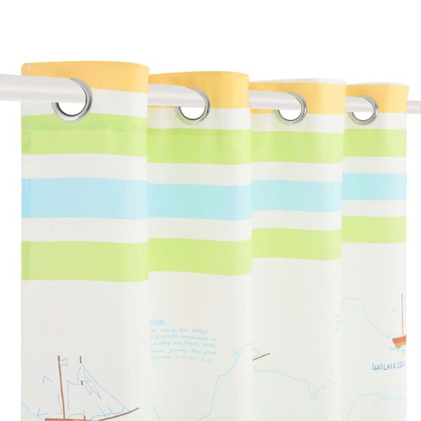 vidaXL Verdunkelungsvorhang Kinderzimmer 2 Stk. Bedruckt 140 x 240 cm