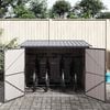 vidaXL Fahrradspeicher 3 pcs Anthrazit 215 x 206 x 157 cm Metall