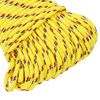 vidaXL Bootsseil Gelb 4 mm 100 m Polypropylen