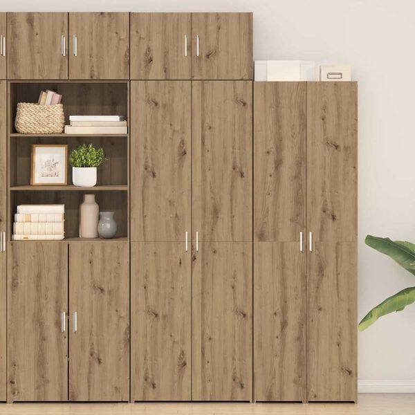 vidaXL Aufbewahrungsschrank 3 pcs Artisan-Eiche