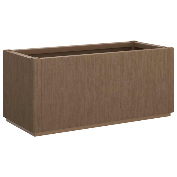 vidaXL Garten-Blumenkasten Braun 80 x 36 x 35 cm PP