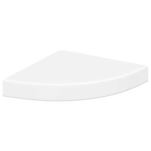 vidaXL Eck-Schweberegal Wei&szlig; 25x25x3,8 cm MDF