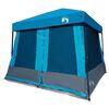 vidaXL Camping-Zelt-Set 2 Stk. 5 Personen Blau Taffeta und Stoff