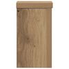vidaXL Pflanzenst&auml;nder 2 Stk. Artisan-Eiche 10x10x18 cm Holzwerkstoff
