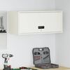 vidaXL Wandschrank f&uuml;r die Garage mit Gasdrucklift-T&uuml;r Wei&szlig;
