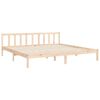 vidaXL Massivholzbett ohne Matratze 200x200 cm Kiefer
