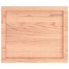 vidaXL Wandregal Hellbraun 60x50x(2-6) cm Massivholz Eiche Behandelt