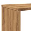 vidaXL B&uuml;cherregal Artisan-Eiche 132x29x141,5 cm Holzwerkstoff