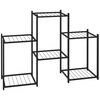 vidaXL Blumenst&auml;nder 83x25x60 cm Schwarz Eisen