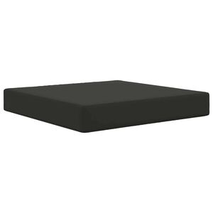 vidaXL Sofakissen f&uuml;r drau&szlig;en Polyester Schwarz 60 x 60 cm