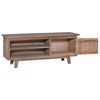 vidaXL TV-Schrank 100x30x40 cm Teak Massivholz