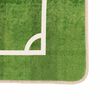 vidaXL Kinderteppich Gr&uuml;n 160x230 cm Fu&szlig;ballfeld Waschbar