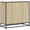 vidaXL B&uuml;cherregal Sonoma-Eiche 80,5x35x76 cm Holzwerkstoff