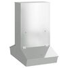 vidaXL Schweinfutterspender Silber 82 x 51 x 91,5 cm 20 kg